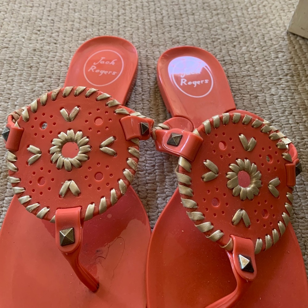 Coral Gel Jack Rogers